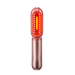 Custom Logo 3-in-1 Body Face Scalp Guasha Massager Comb EMS NIR Infrared Red Light Therapy LED Anti-Wrinkle Device for Skin Care