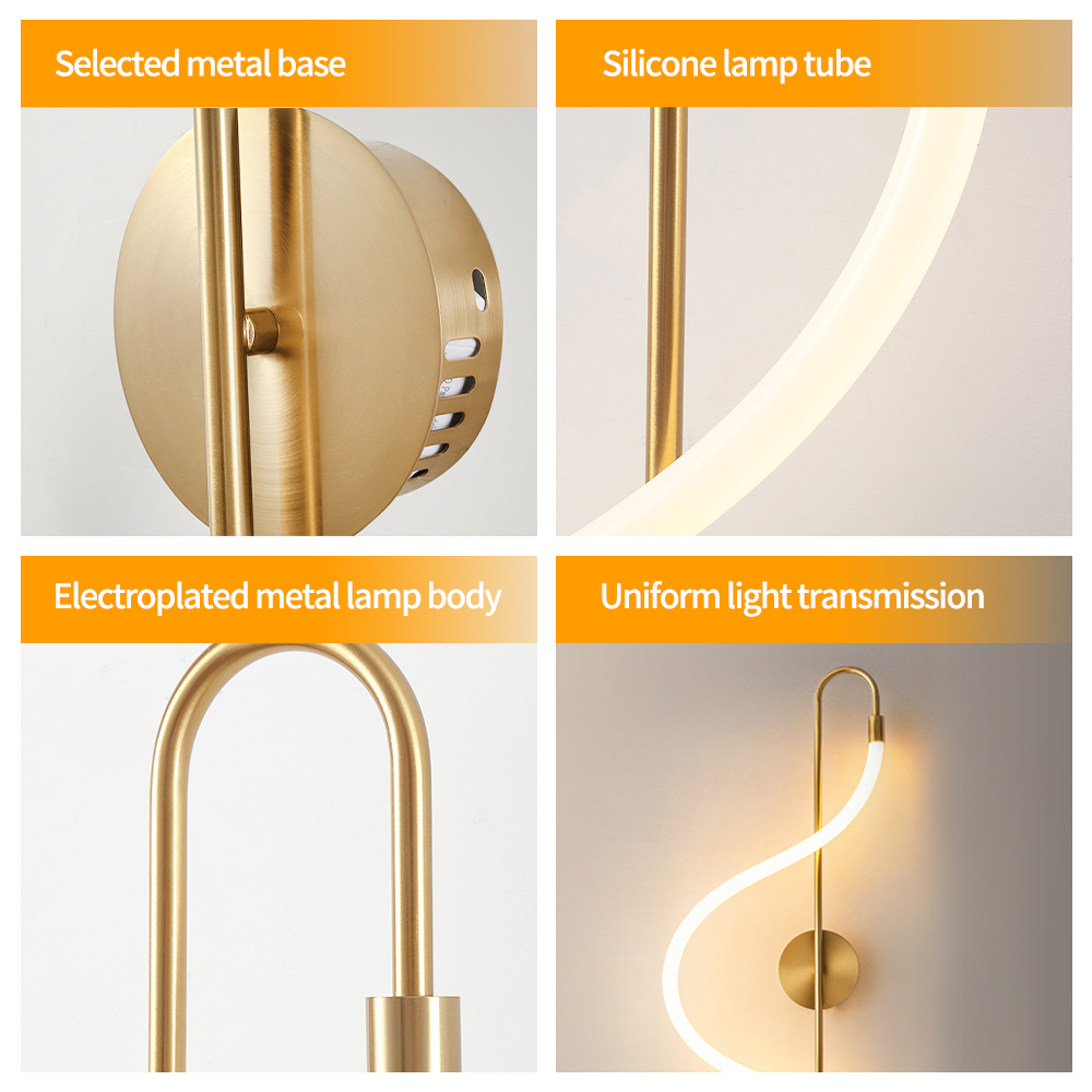Nordic Wall Lamp Led For Corridor Lighting Light Bedside Corridor Background Wall Lighting Bathroom Sets