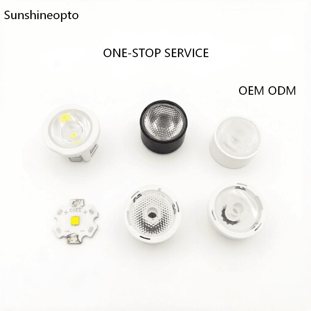 3W Led Optical Lens With PCB Soldering XTE XPG XPE Leds For Stage Lighting