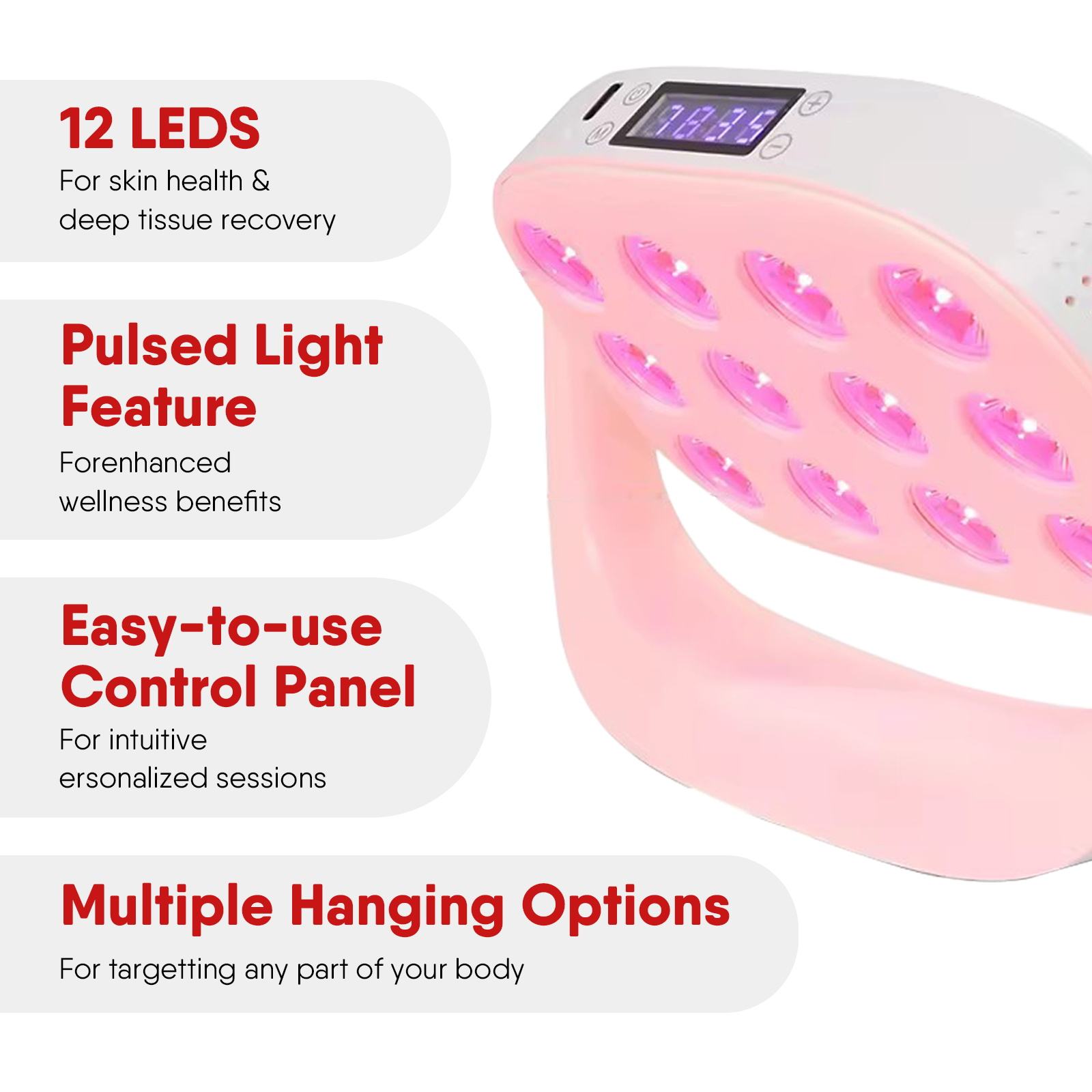 Photon Rejuvenation Beauty Device Full Body LED Red Light Therapy Spectrometer Skin Beauty Instruments Portable Skincare Devices