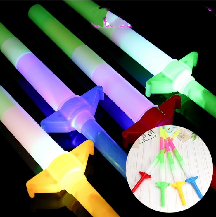 Customized LED Variable Frequency Lollipop Magic Rod Beauty Flashing Party Stick Light Wand Adult New Year Diwali Ramadan Indoor