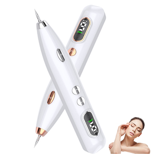 Rechargeable Wireless Pigment Skin Tag Scar Freckle Mole Remover Device Portable Plasma Mole Removal Pen With Led Light