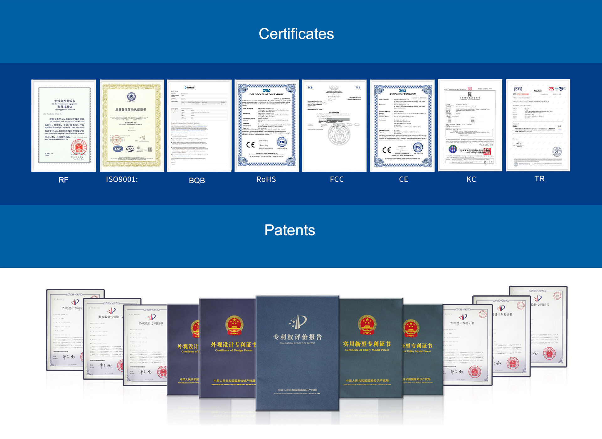 Certifications