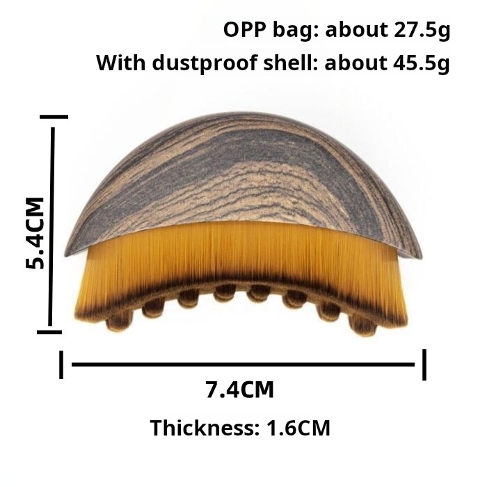 Custom Logo Lymphatic Contour Facial Brush Dry Brushing Drainage Massager Face Ergonomic Nylon Plastic Handle Relieve Fatigue