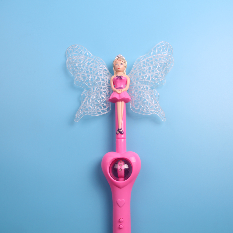 LED Hollowing Out Butterfly Wand, Fairy Wand, Magic Wands Princess Wand Blink Wand LED Light Wand Rotating LED Ball