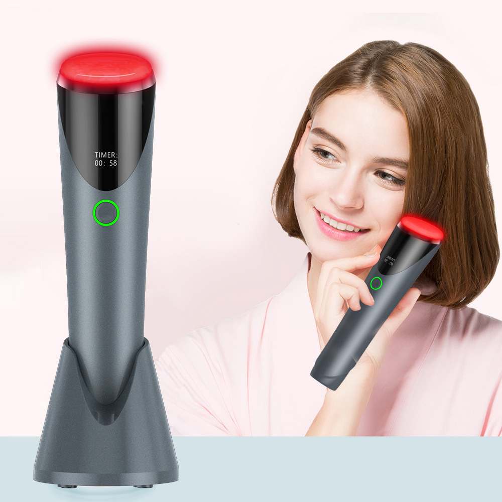 Red Light Therapy Wand Home Use Portable Handheld LED Device for Face and Skin Rejuvenation Anti-Aging &amp; Pain Relief