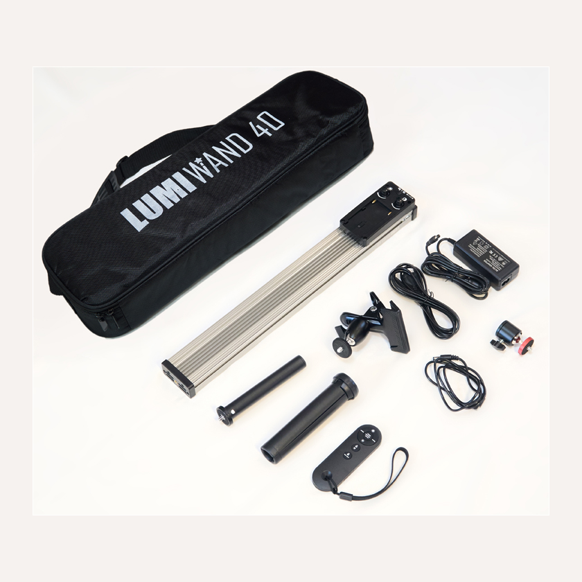 40W Bi-Color LED Wand Stick Light Portable Remote Control Aluminum Alloy for Makeup Artists Portrait Photography Beauty Salons