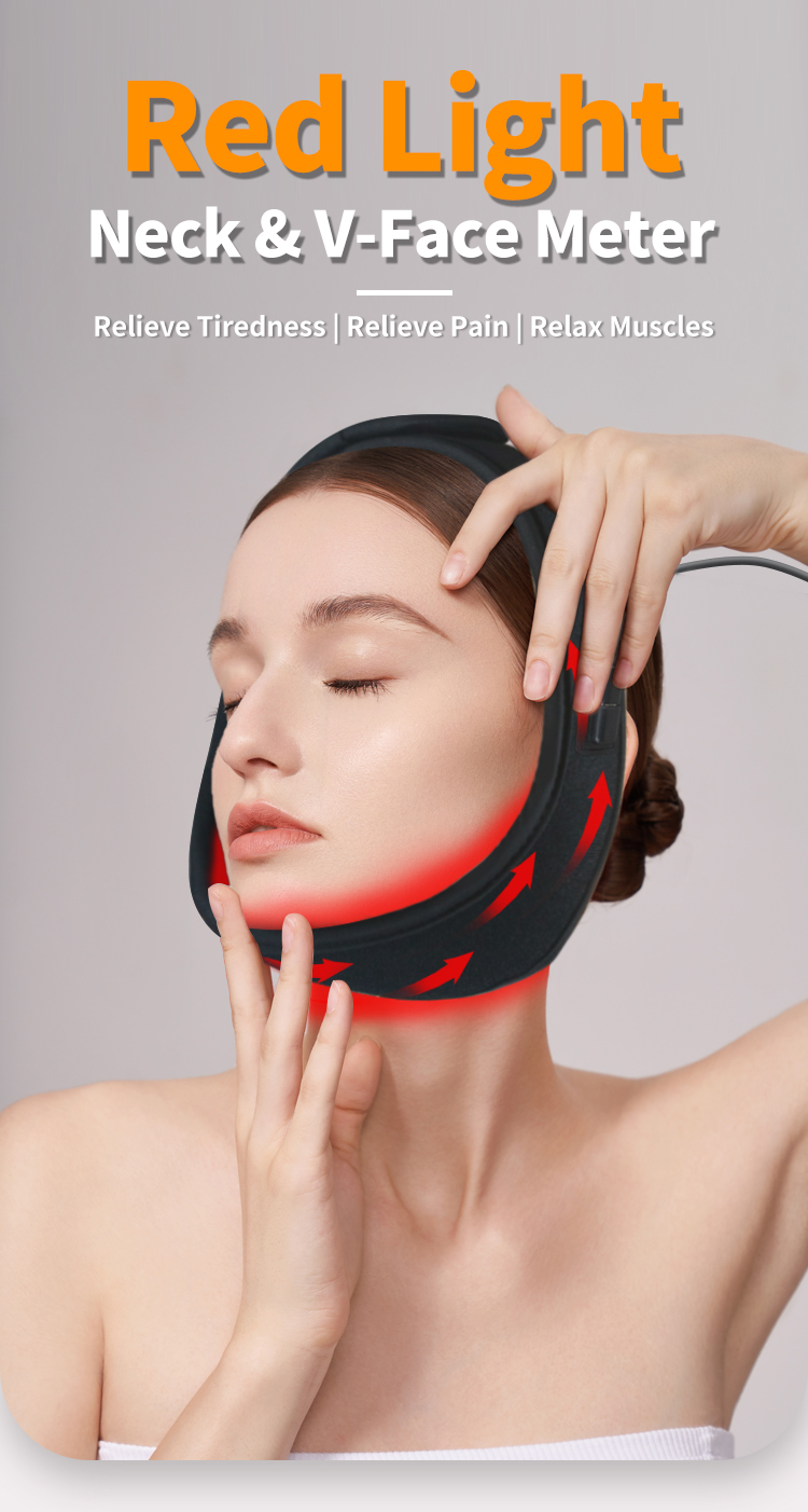 40 LED Red Light Infrared Therapy Neck Wrap