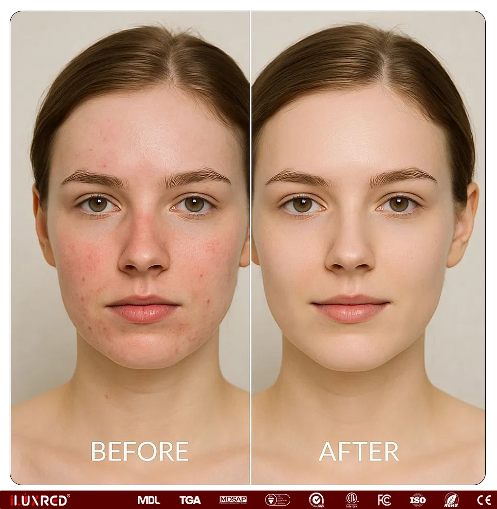 5D Vcsel Facial Red Light Therapy Face Mask with 72 LED Lights