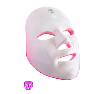 LED Red Light Therapy Hand Held Face Mask Acne Treatment Device Rechargeable USB Au Plug Waterproof Portable Home Use Skin Care