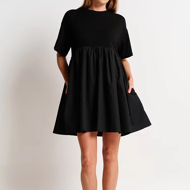 Customized Round Neck Loose and Comfortable Maternity Wear Women's Nursing Wear Fashion Breastfeeding Dress
