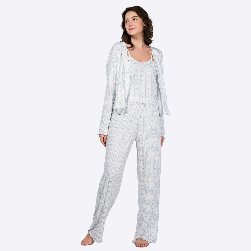 Sleep Wear Women's Christmas Girls Summer Winter Maternity Pointelle Pajamas Family Set for Women Set