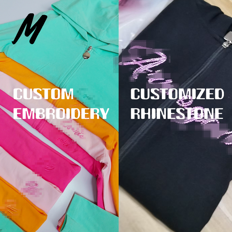 2026 Custom logo Women Cotton Crop Top Jacket and Shorts 2 Piece Set Women's Spring Loungewear Set Outfits