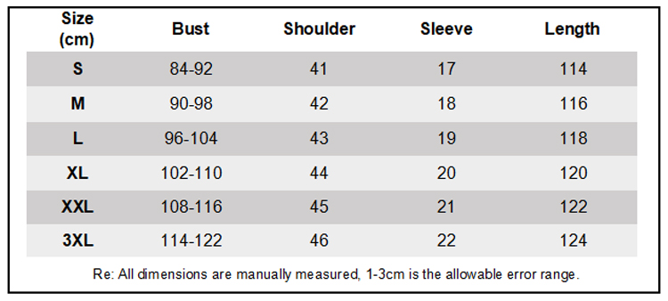 Size Chart 1