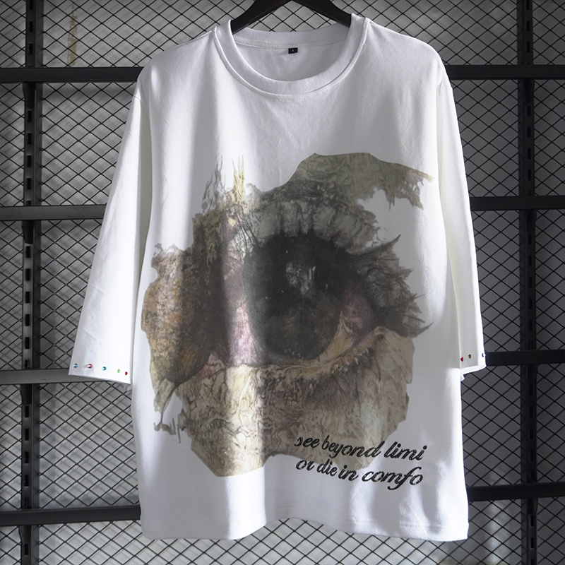 Premium cotton pullover close-up