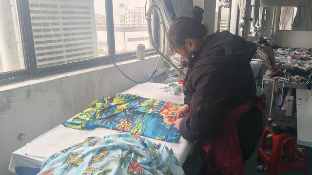 Quality control inspection at Beavo Fashion garment factory