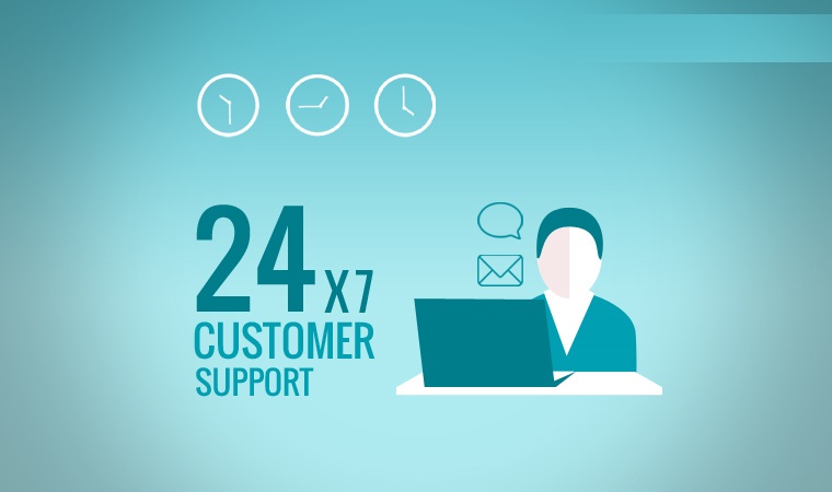 24X7 Online Support