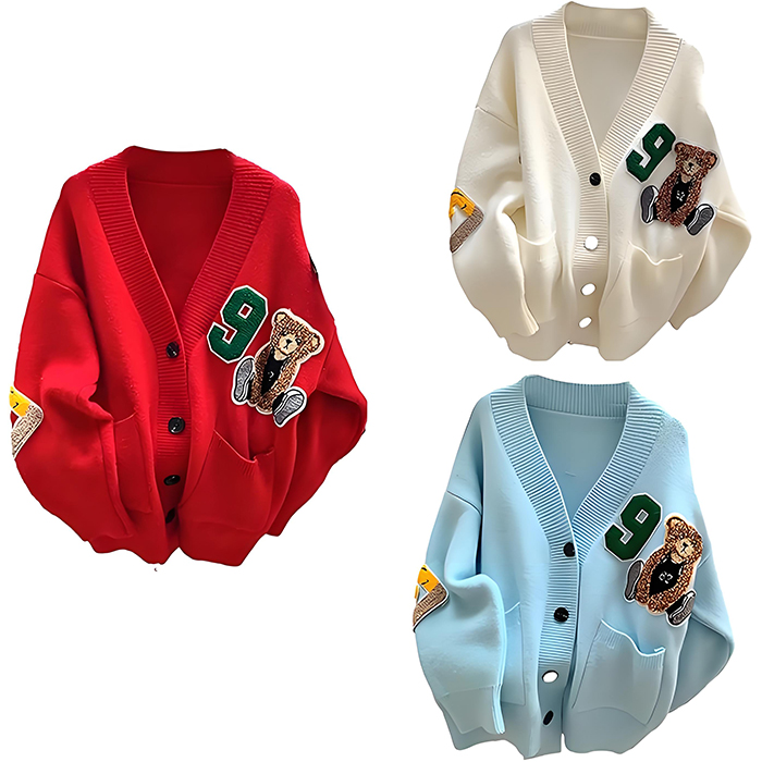 Custom OEM &amp; ODM Women Sweater Pattern Ladies Knitwear Winter Girls Knit Clothes Cardigan Sweater Women