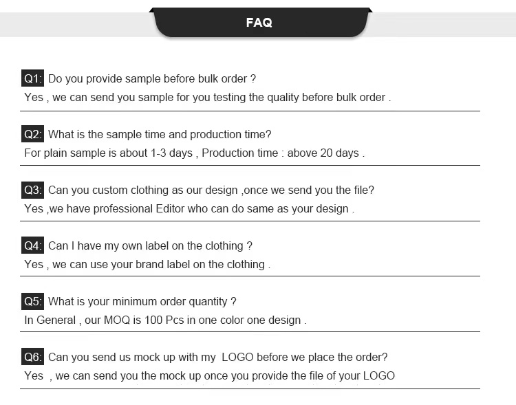 FAQ Overview