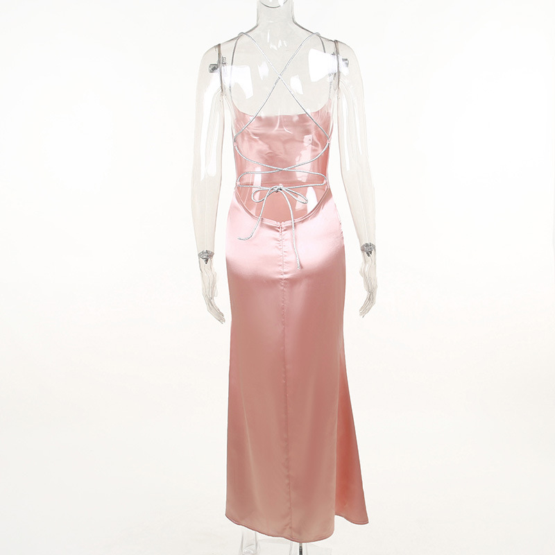 Women Suspender Dress Vintage Sleeveless Ladies Floral Print Elegant Casual Dresses