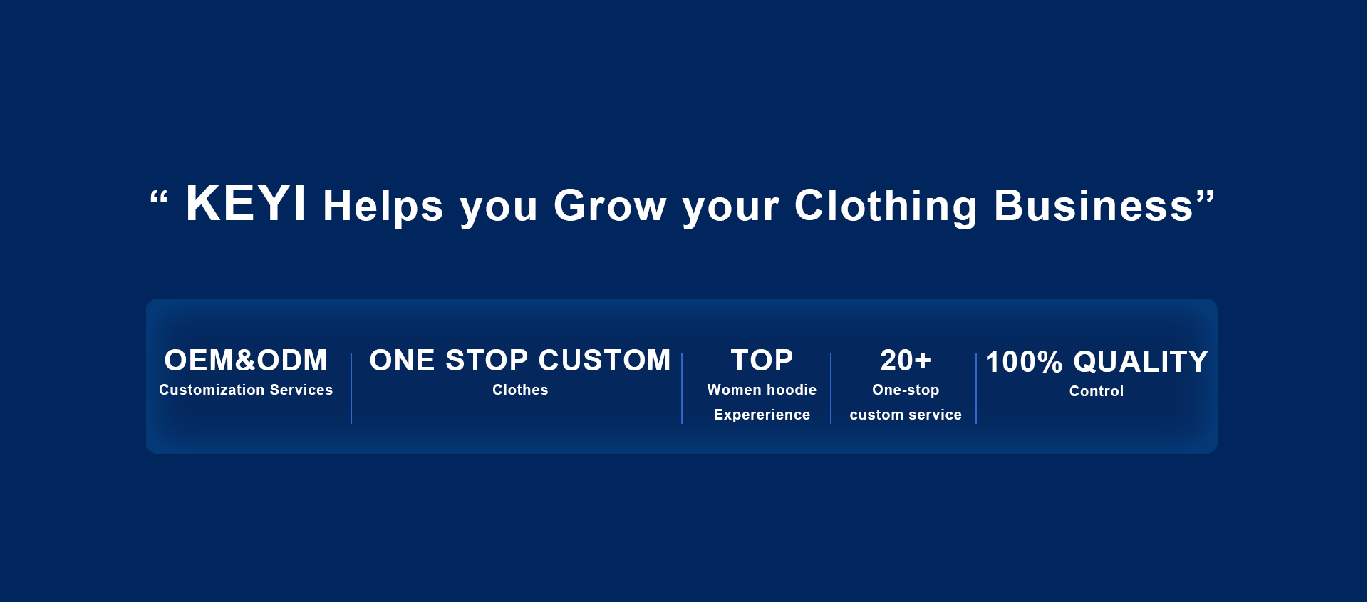 Clothing production
