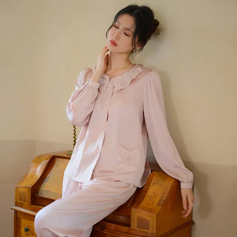 Sleepwear Lounge Wear Night Gown Women Sleepwear Sets Pants Pajamas