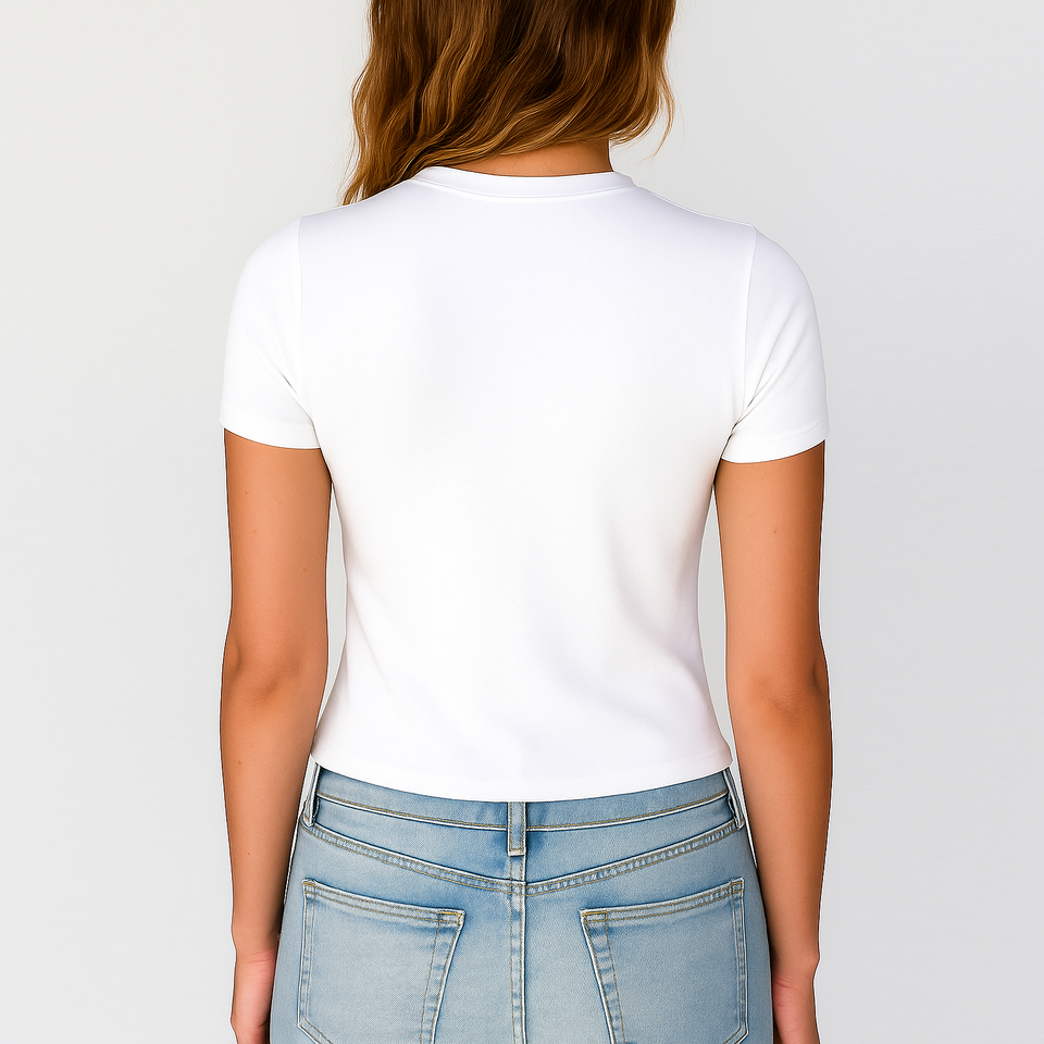 Customized Solid-color 100% Cotton Casual Slim Fit Crew Neck Anti-Wrinkle Eco-Friendly Quick Dry Breathable Women's T-shirt