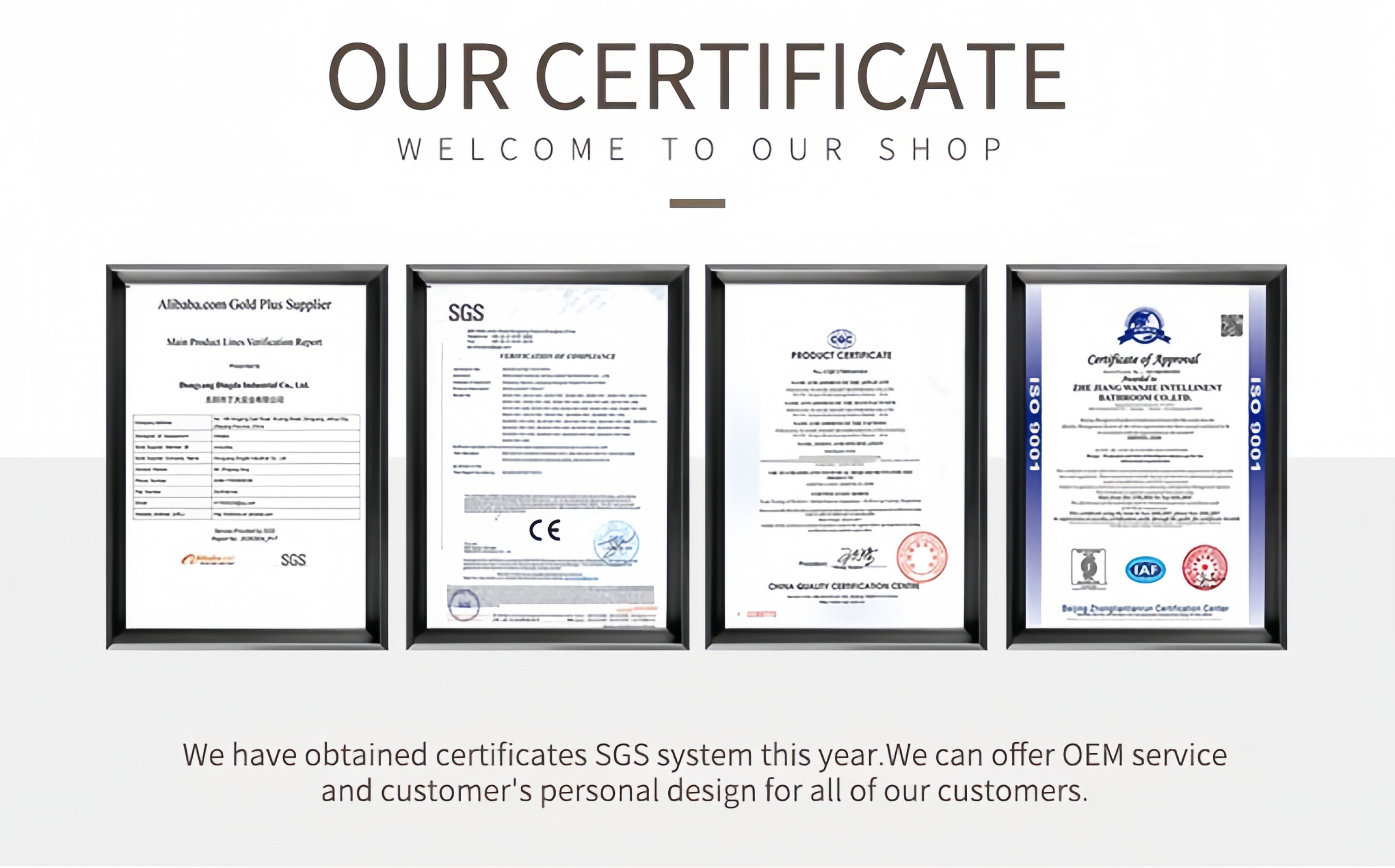 Certificates