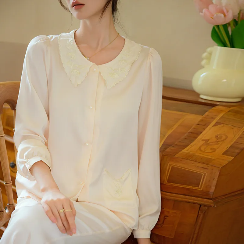 Sleepwear Lounge Wear Night Gown Women Sleepwear Sets Pants Pajamas