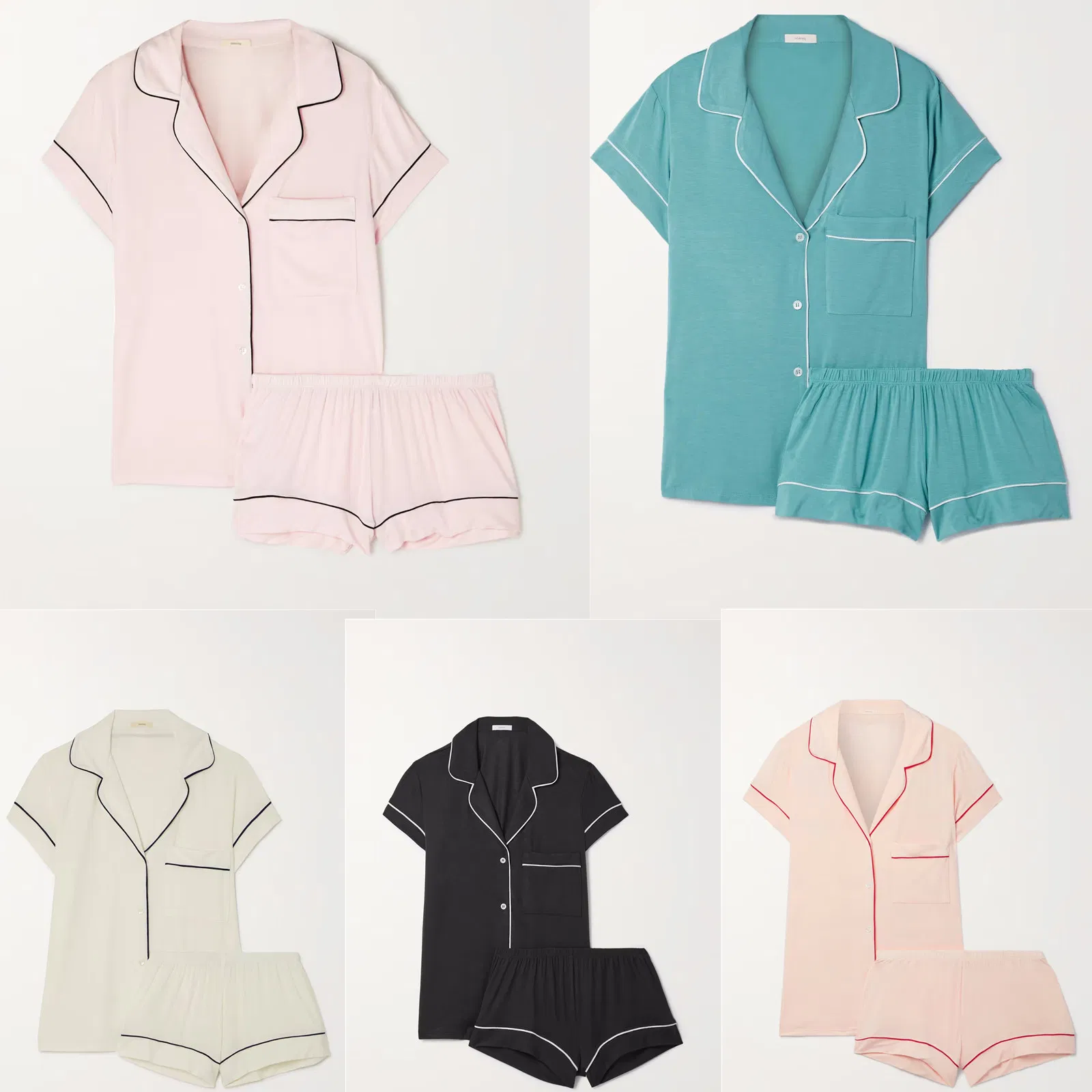OEM Top Quality New Design Hot Selling Women Ladies Nightwear Pajamas Sets Sleepwear