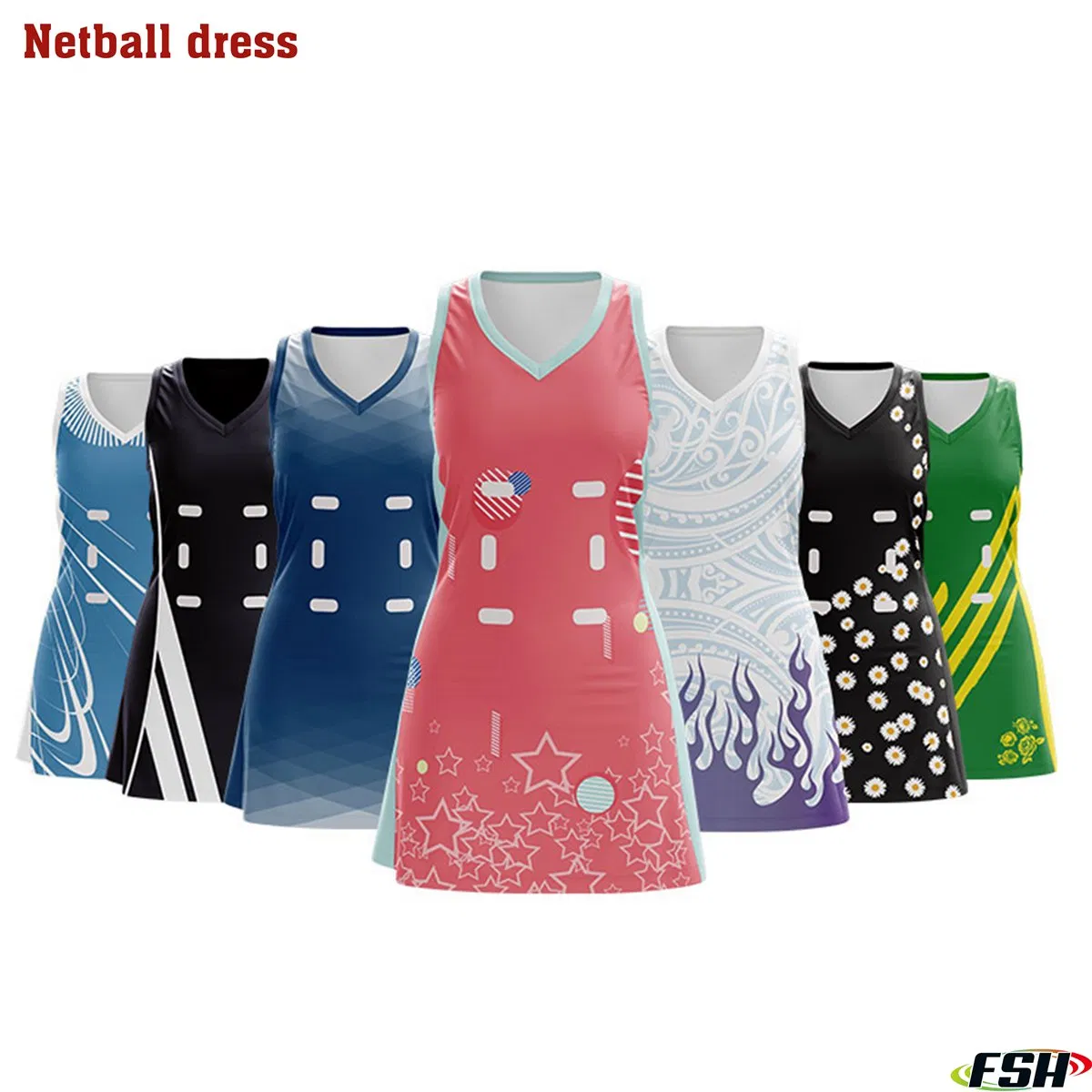 Hot Sale Custom Fitness Netball Dress Wholesale