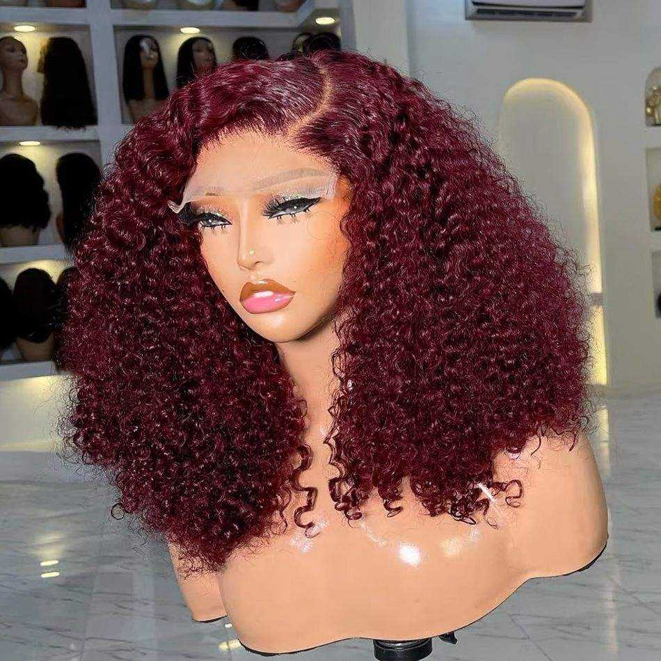 Cheap Kinky Curly Short Bob Wig Human Hair Lace Front Vietnamese Bob Natural Human Hair Wigs For Black Women Hd Lace Frontal Wig