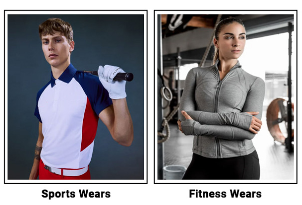Sports Wear and Fitness Wear Categories