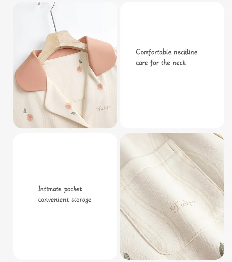 Soft Breathable Cotton Women's Sleepwear