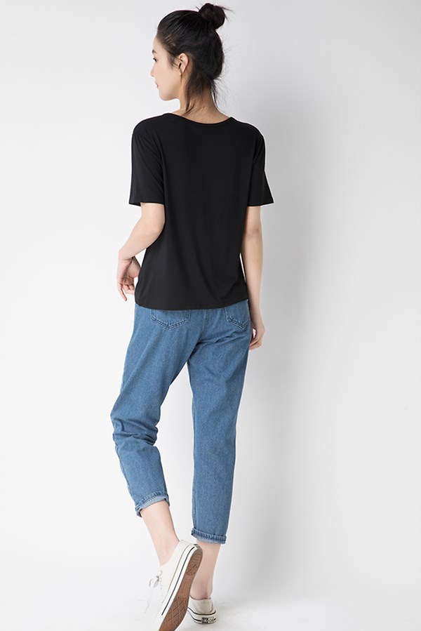 New Women's Casual Breathable Knitted Cotton Slim Fit Solid Simple Summer T-shirts