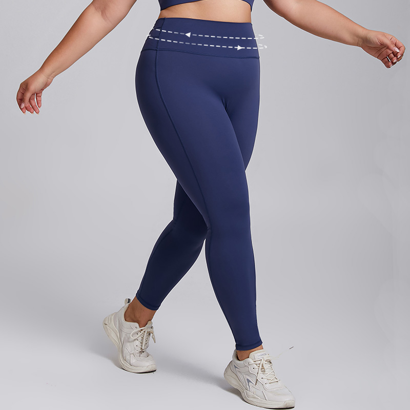Custom Breathable Four-Way Stretch High Waist Fitness Clothing-4XL Gym Yoga Sets Crisscross Straps Solid Plus Size Women's Sets