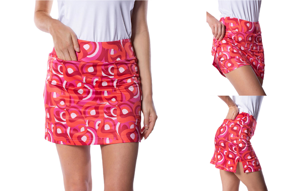 Floral Print Polo Causal Dress Sleeveless Sublimation New Pattern Women's Tennis Golf Dresses