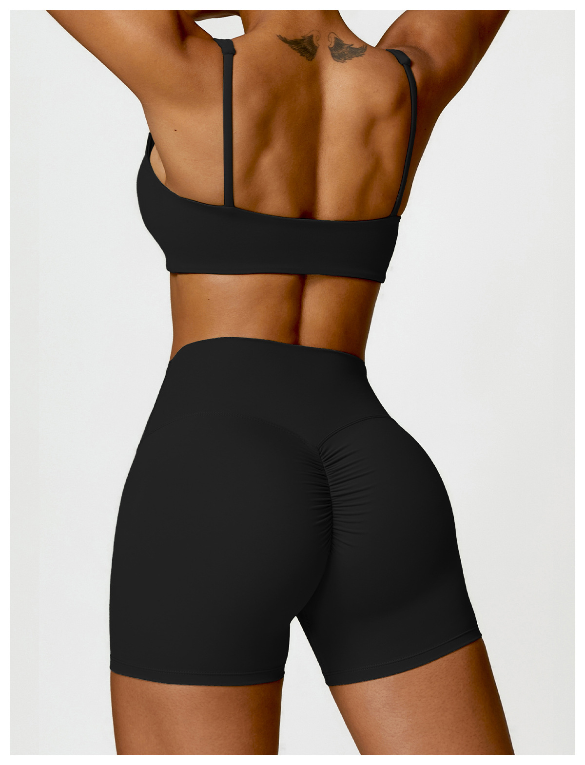 Elastic Gym Workout Suit