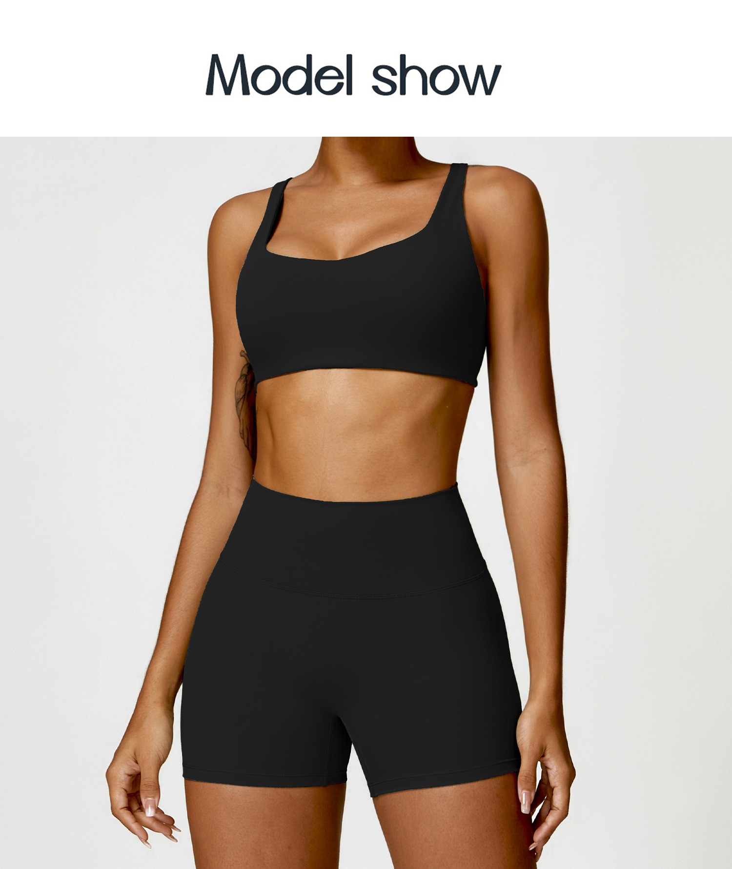 Fitness Training Sports Bra Set