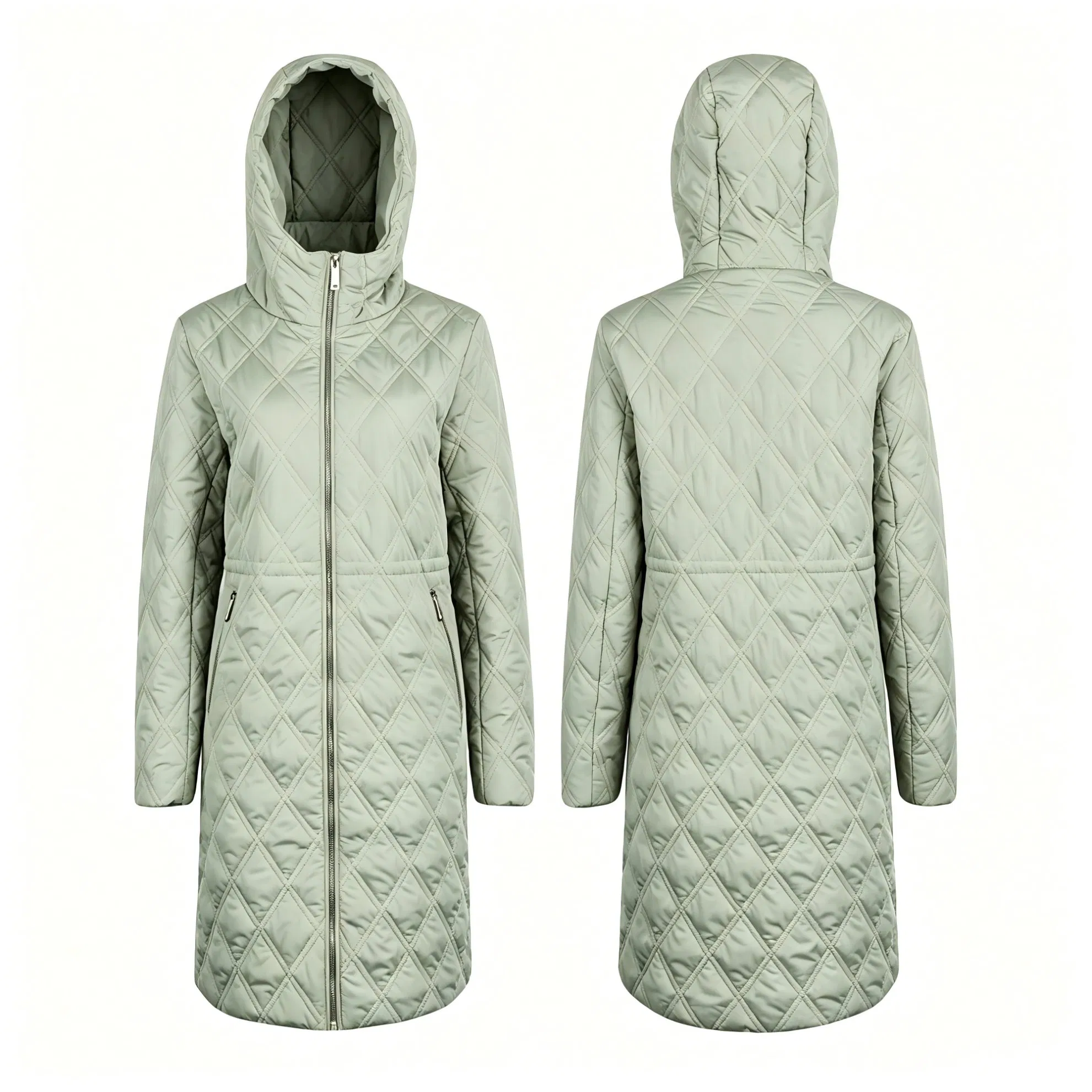 Long Padded Warm Coat for Women