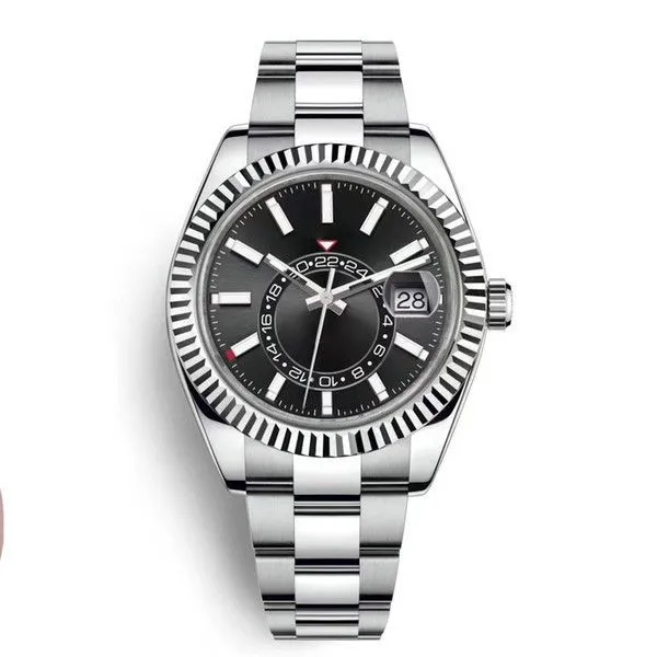 Elegant 42mm Gmt Men Watch