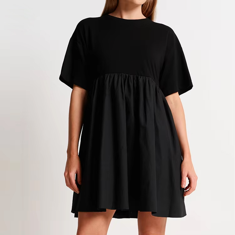 Customized Round Neck Loose and Comfortable Maternity Wear Women's Nursing Wear Fashion Breastfeeding Dress