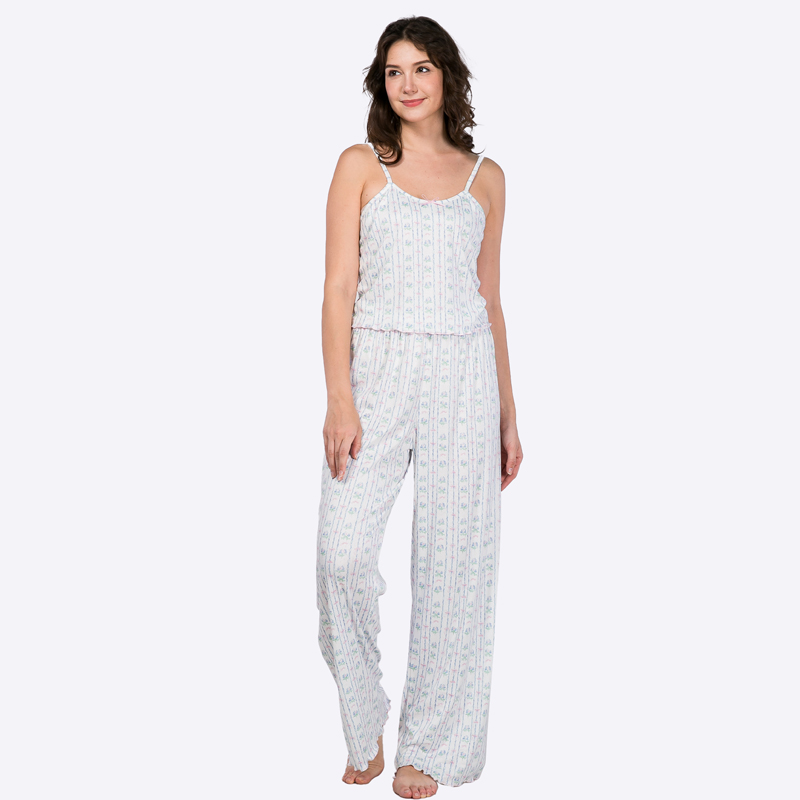 Sleep Wear Women's Christmas Girls Summer Winter Maternity Pointelle Pajamas Family Set for Women Set