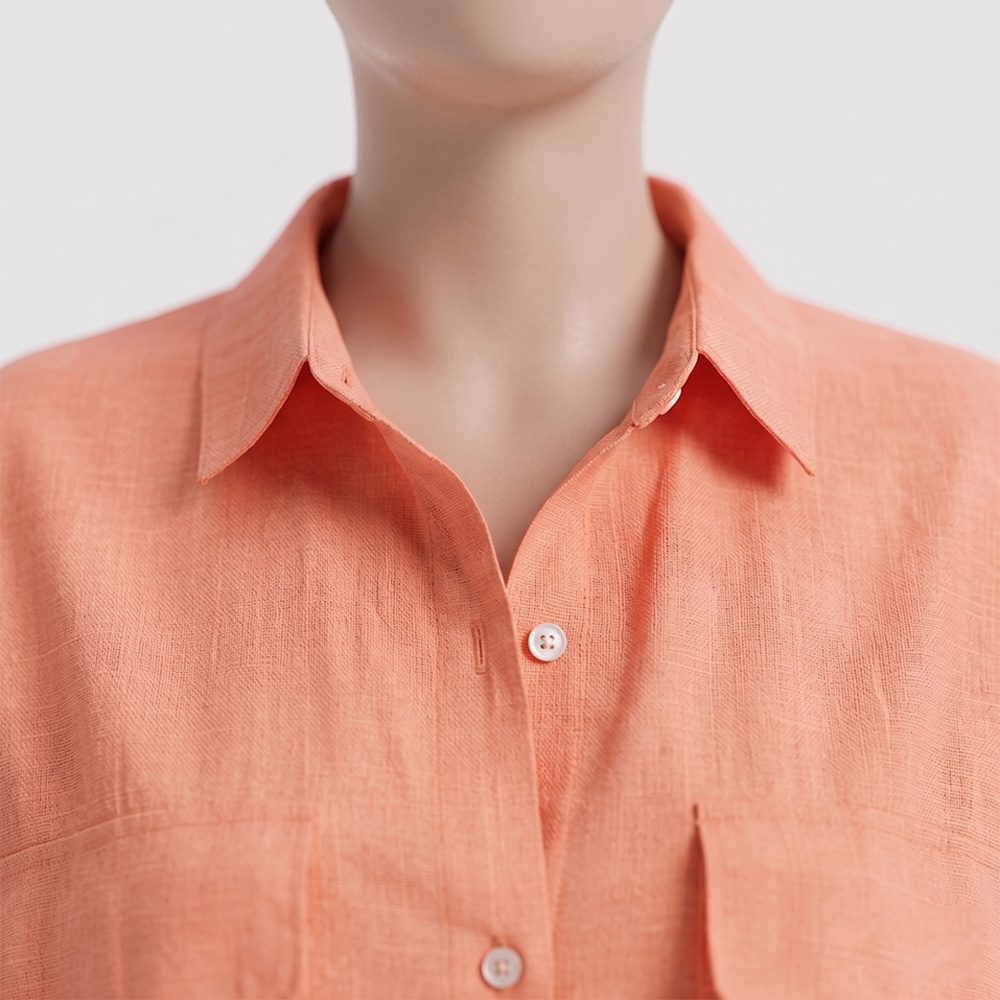 2026 Latest Plus Size Women's Embroidery Button Blouse Customized Cotton Bamboo Fiber Flannel Yarn Dyed Plaid Spring Winter