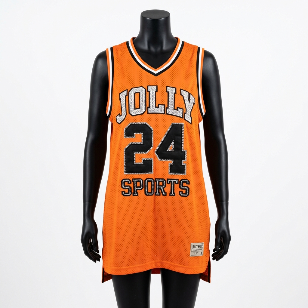 Women's Basketball Jersey Dress GSM Premium Mesh Fabric Yellow Sleeveless Stitched Graphics Custom Basketball Jersey Breathable