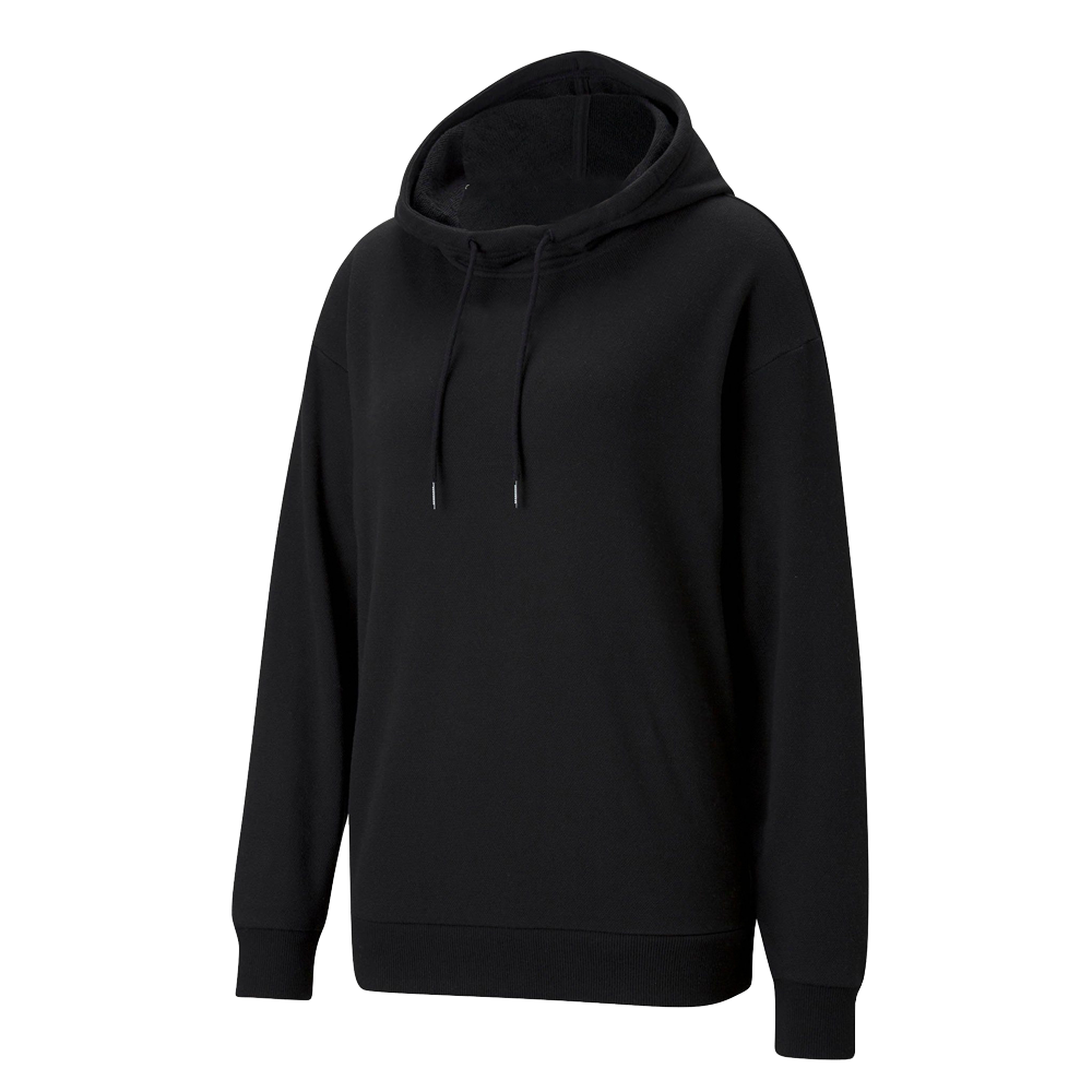 Winter Casual 100% Cotton Knitted 300g Anti-shrink High Quality Hooded Women's Hoodies Front Logo Side Pocket Cheap Price