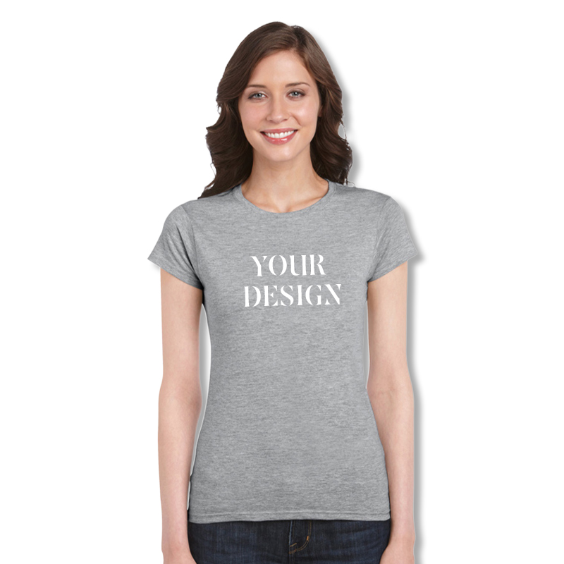 Wholesale Oem Odm 180gsm 100% Cotton Customized Logo Printed Blank Tshirts Plain Women T Shirt for Women