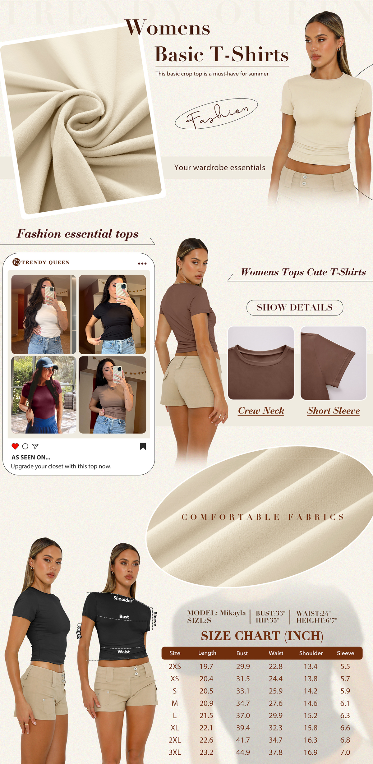 Product Size Chart