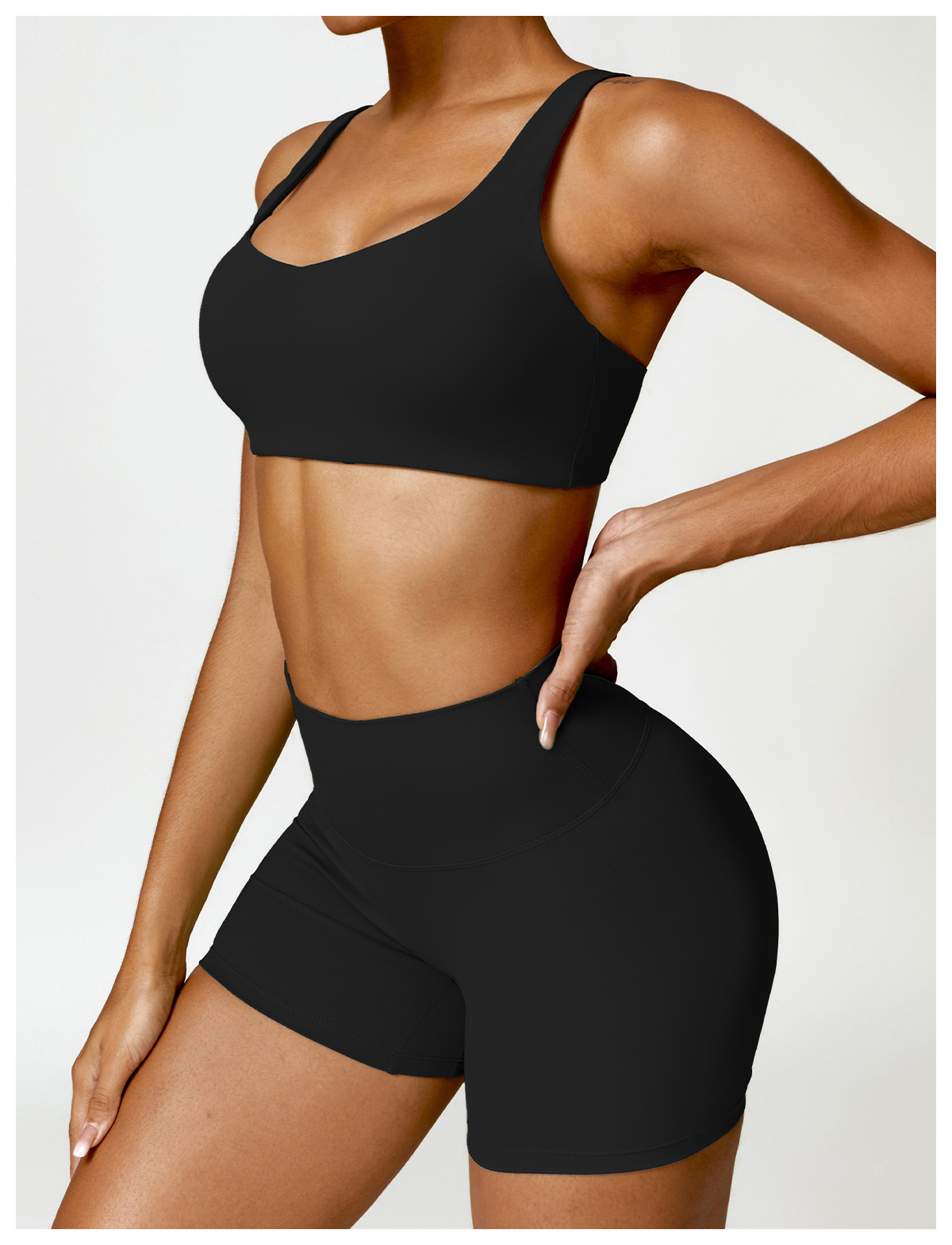 Seamless High Waist Fitness Set
