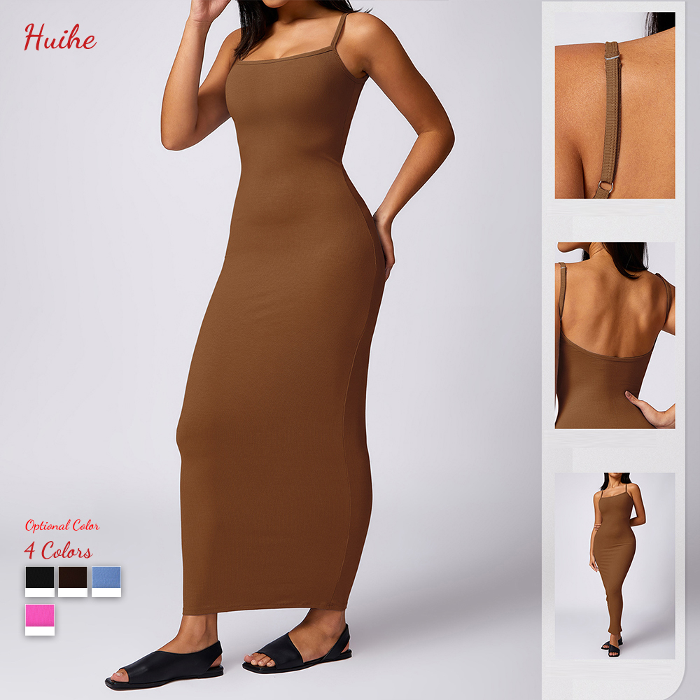 HUIHE Wholesale Women Sleeveless Dress Sexy Elegant Evening Women's Dresses Casual Clothing